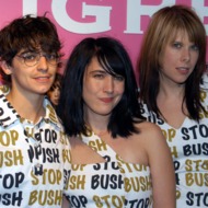 Le Tigre Performs at Tower Records in New York City - October 19, 2004