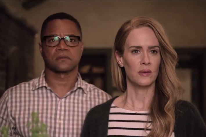 Cuba Gooding Jr. as Matt, Sarah Paulson as Shelby.