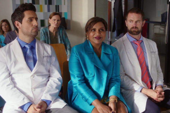 Ed Weeks as Jeremy, Mindy Kaling as Mindy, Garret Dillahunt as Jody.