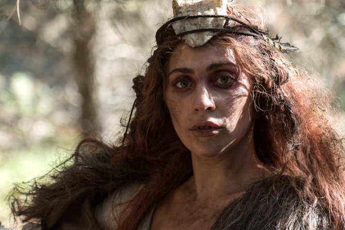 AMERICAN HORROR STORY: ROANOKE -- Pictured: Lady Gaga as Scathach. CR: Prashant Gupta/FX