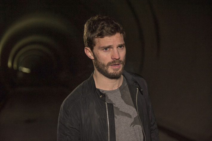 Jamie Dornan as Paul Spector.