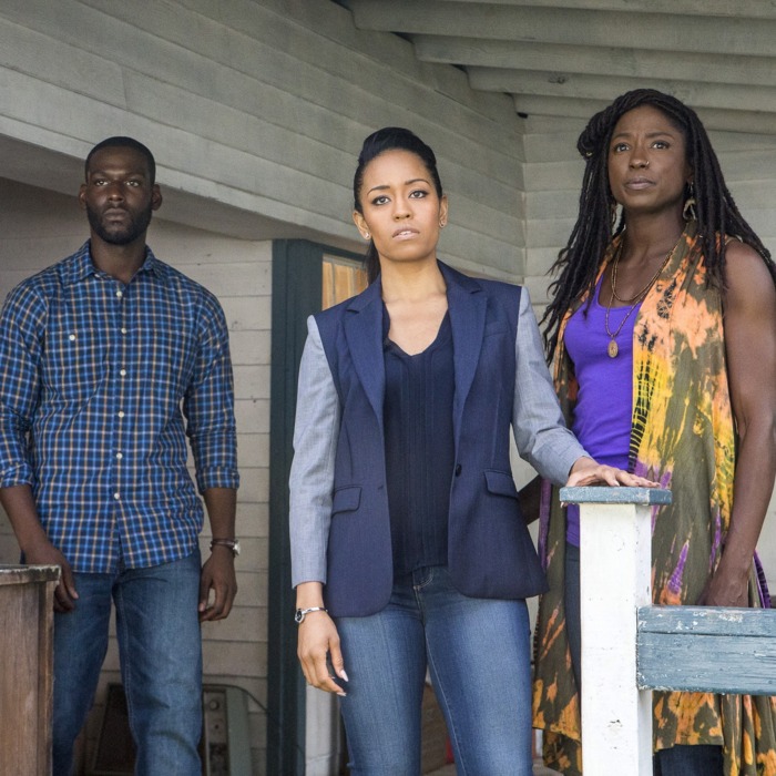 Kofi Siriboe as Ralph Angel, Dawn-Lyen Gardner as Charley, Rutina Wesley as Nova.
