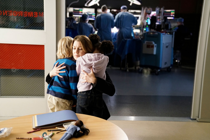 BRODY GOODSTADT, ELLEN POMPEO, ANIELA GUMBS