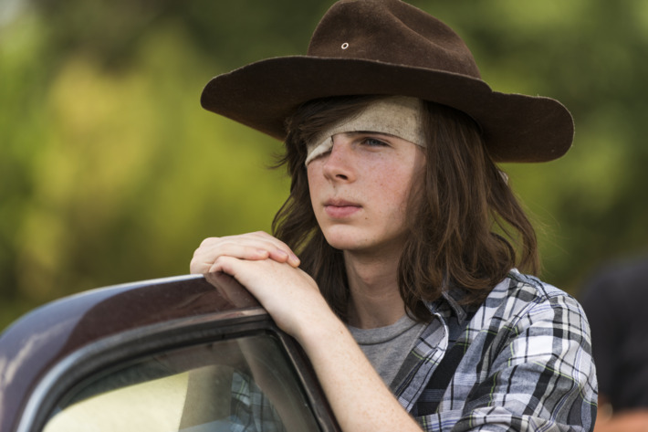 Chandler Riggs as Carl.