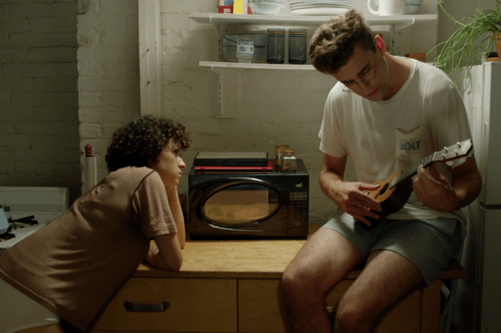 Alia Shawkat as Dory, John Reynolds as Drew.