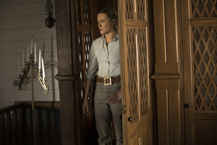 Evan Rachel Wood as Dolores.