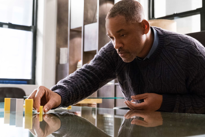 This image released by Warner Bros. Pictures shows Will Smith in a scene from