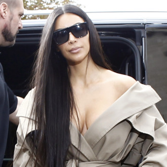 Kim Kardashian and her bodyguard Pascal Duvier in Paris