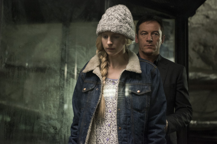 Brit Marling as Prairie, Jason Isaacs as Hap.
