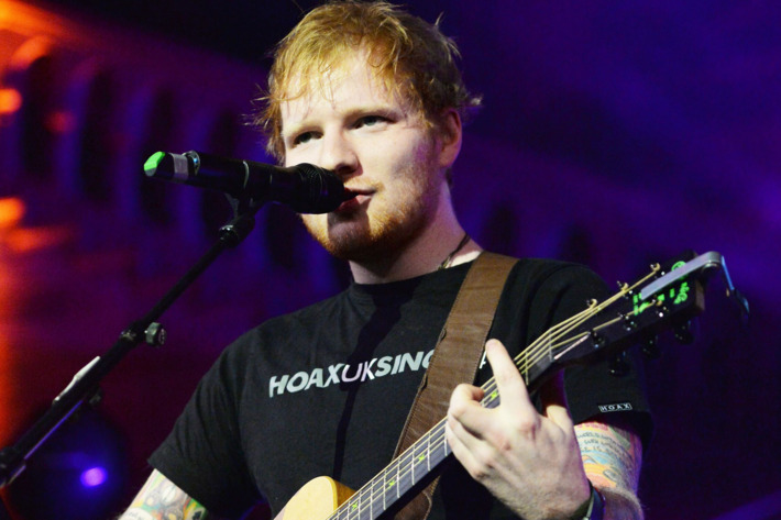 Ed Sheeran at East Anglia's Children's Hospices (EACH) gala dinner - London