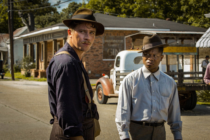 Garrett Hedlund and Jason Mitchell appear in <i>Mudbound</i> by Dee Rees, an official selection of the Premieres program at the 2017 Sundance Film Festival. Courtesy of Sundance Institute |photo by Steve Dietl.