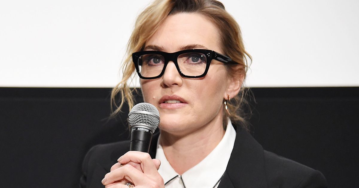 Actress Kate Winslet takes part in a conversation during the 55th New York Film Festival at the Elinor Bunin Munroe Film Center on October 13, 2017 in New York City. 