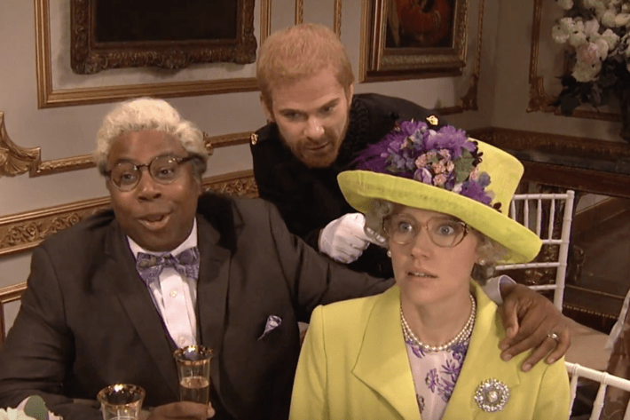 SNL's royal wedding reception.