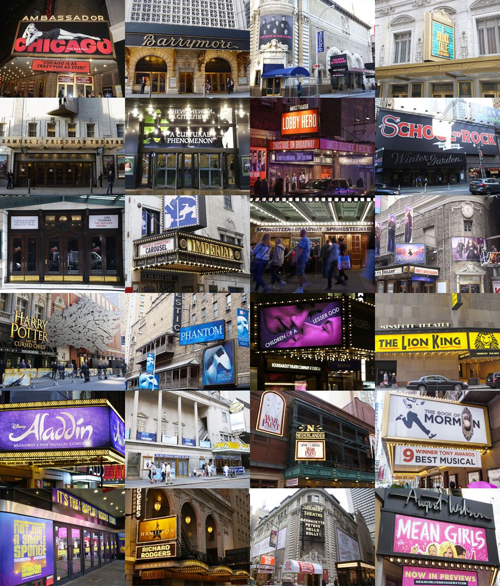 nyc's 41 broadway theaters, ranked