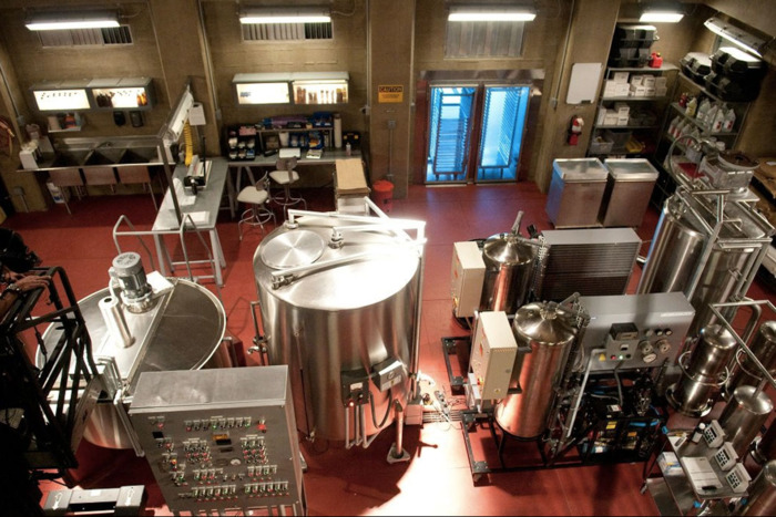 The finished superlab in Breaking Bad.