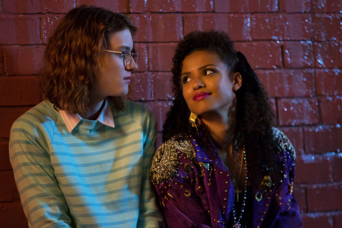 Mackenzie Davis and Gugu Mbatha-Raw in "San Junipero".