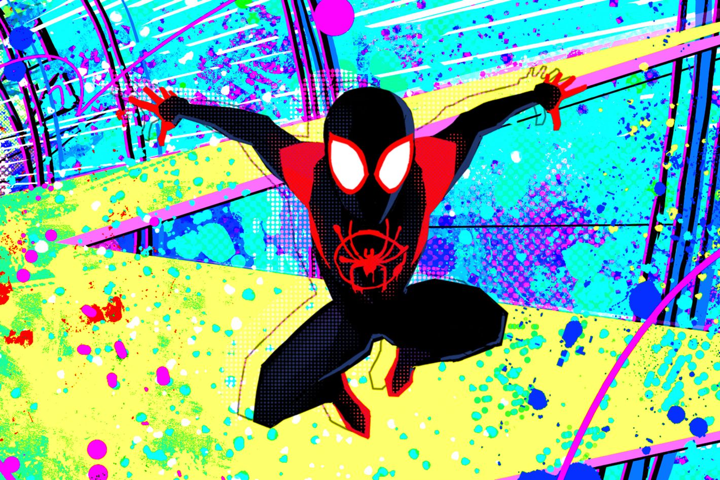 Image result for spider man into the spider verse style