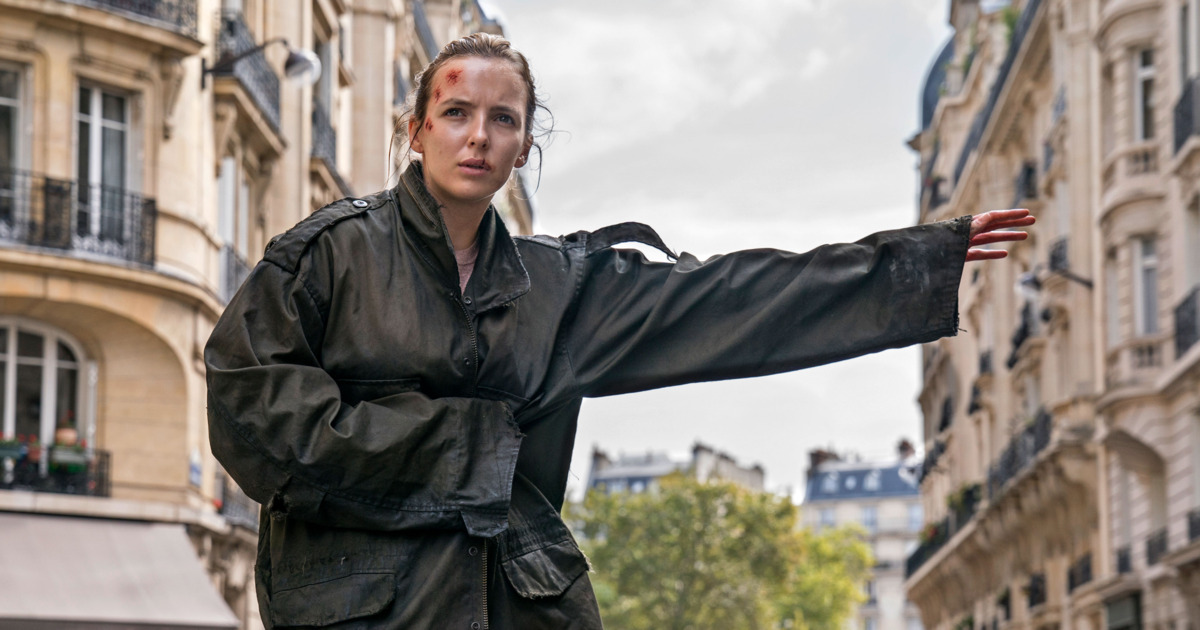 Jodie Comer as Villanelle - Killing Eve _ Season 2, Episode 1 - Photo Credit: Aimee Spinks/BBCAmerica