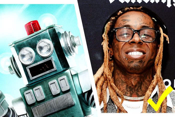 Yep, the Robot is Lil Wayne.