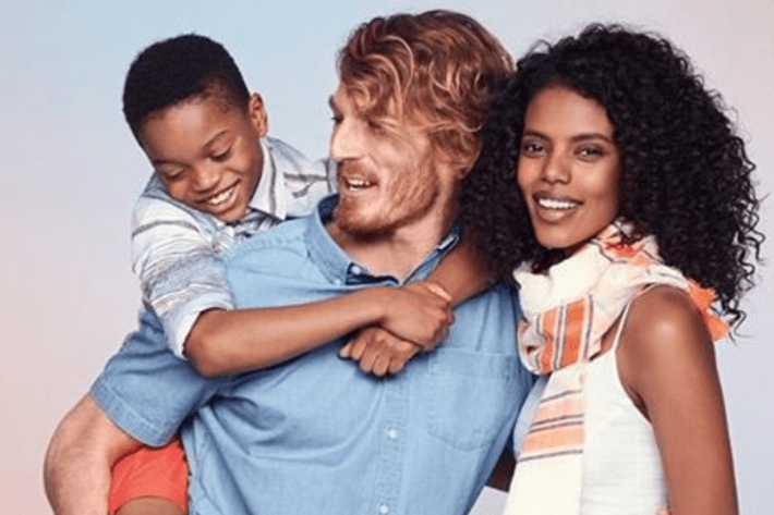 Old Navy's ad. Instagram/Grace Mahary.