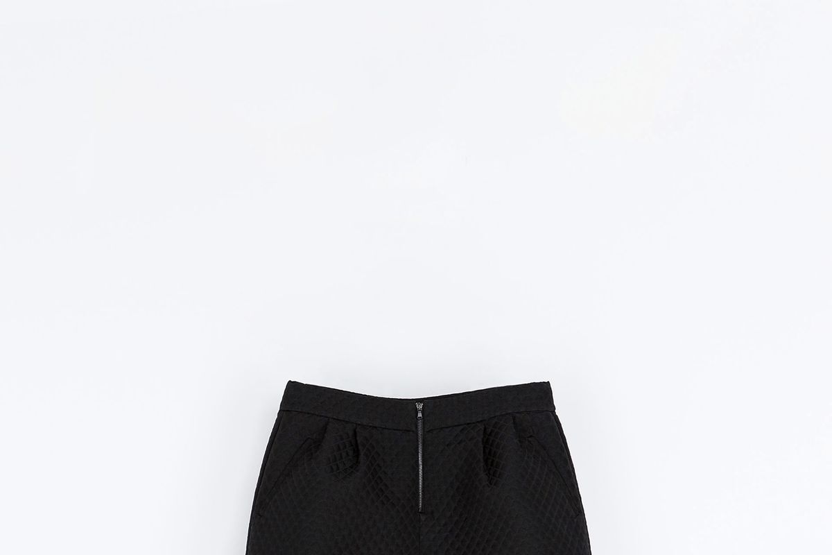 Best Bet: Zara Black Quilted Shorts -- The Cut