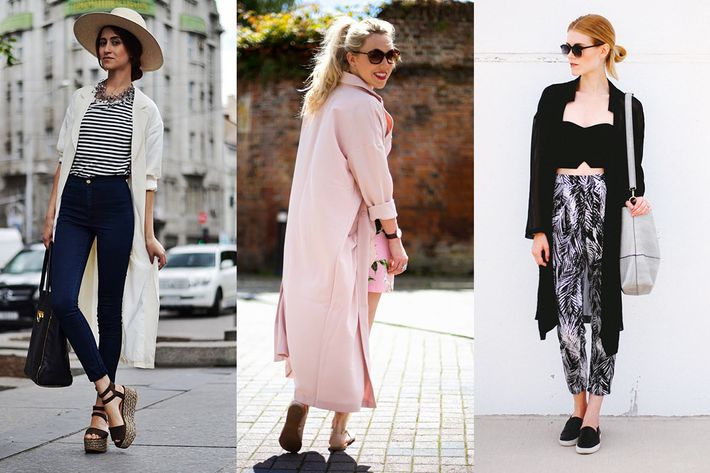 21 Ways to Wear a Long, Airy Jacket This Summer