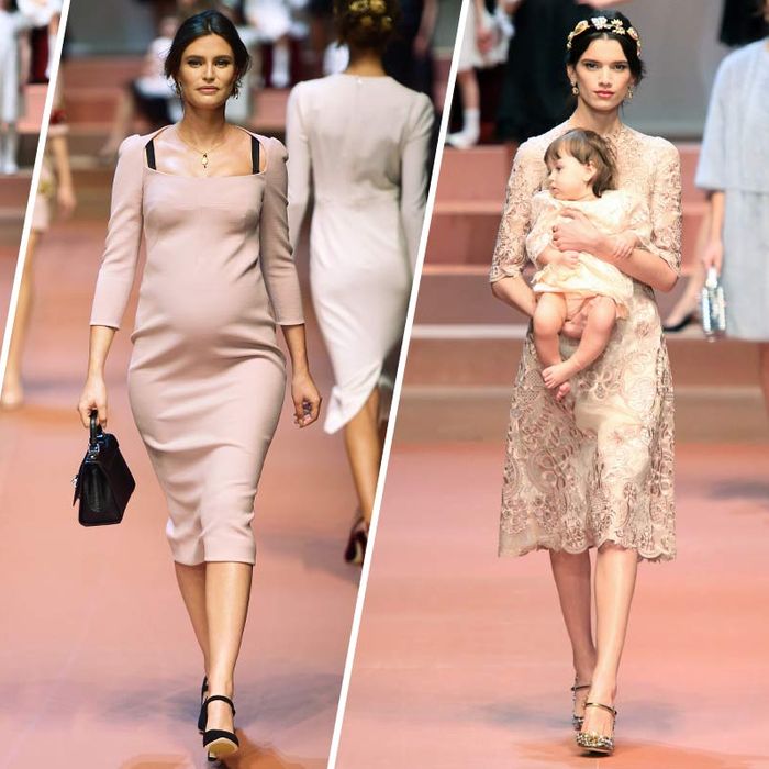 Dolce & Gabbana Celebrates Moms on the Runway