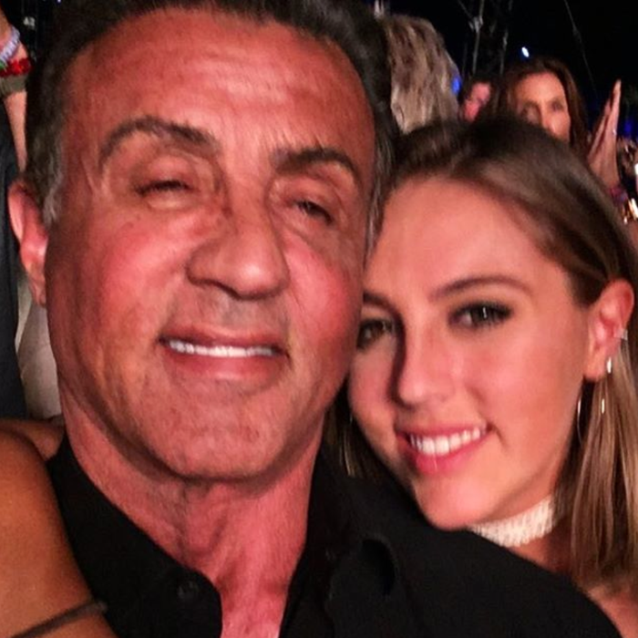 Sylvester Stallone’s Daughter Is His Companion in Cool Coachella