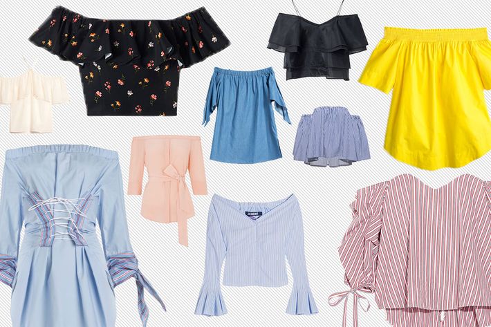 Baring Your Shoulders the Chic Way: 13 Summertime Tops