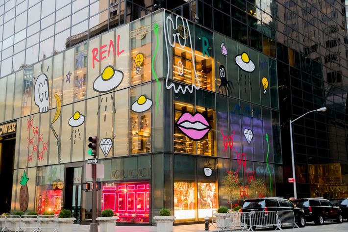 GucciGhost Has Tagged Gucci&#39;s Manhattan Flagship Store