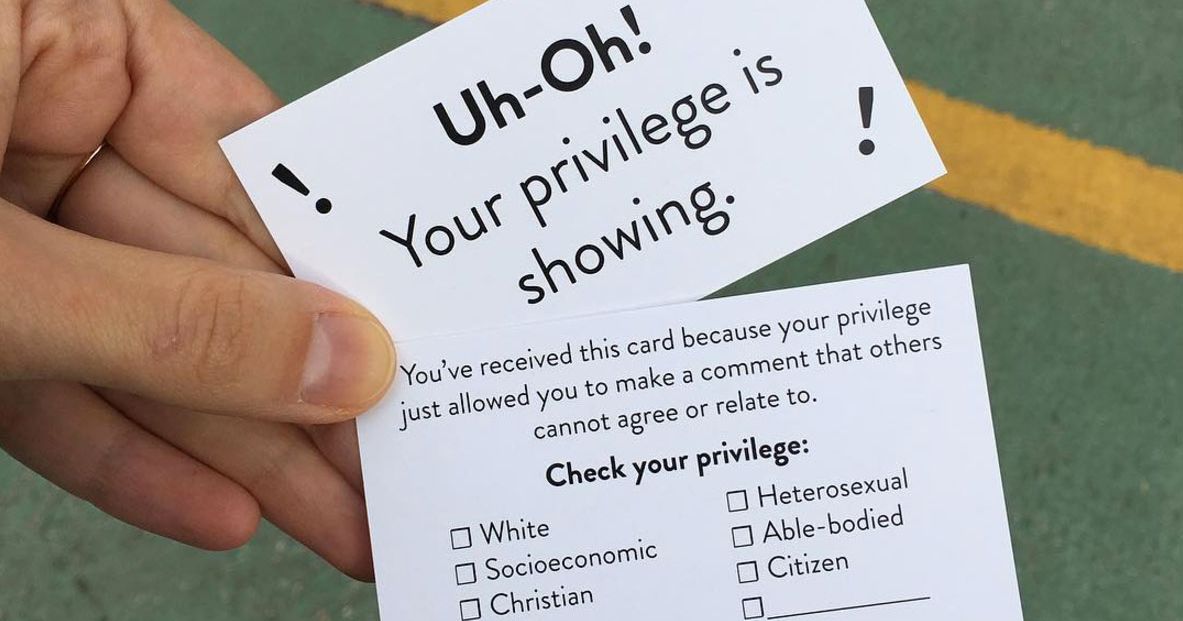 ‘Check Your Privilege’ Cards Are the Best Gift
