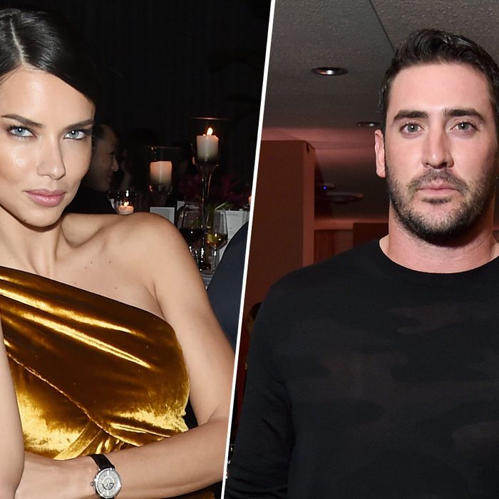 Hola! magazine online site says he is dating Adriana Lima.