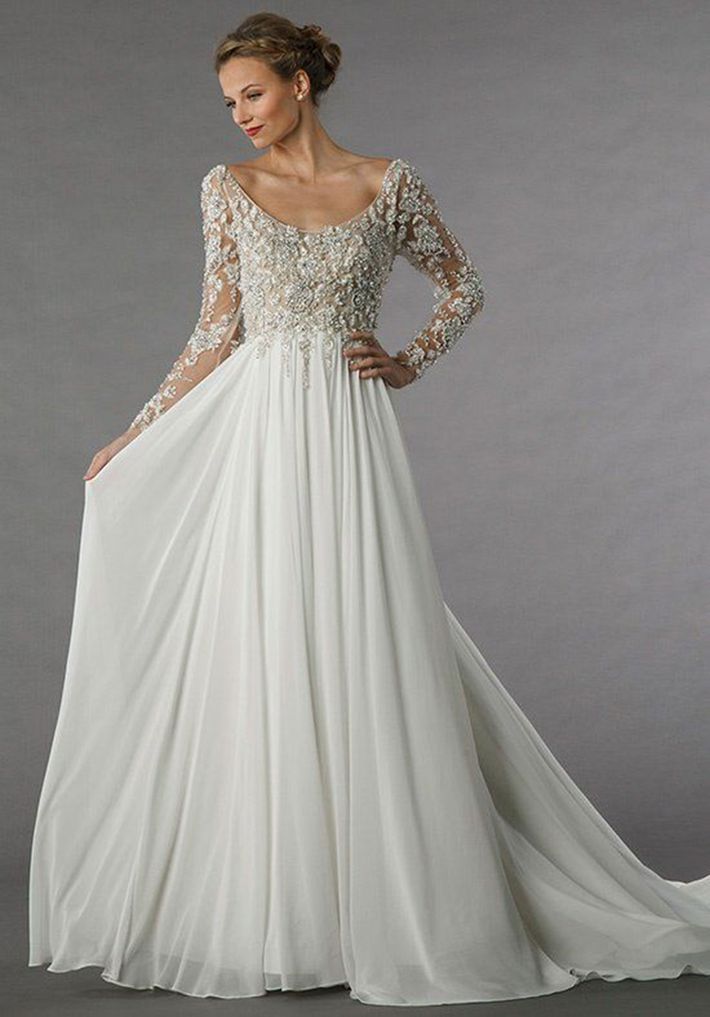 23 Elegant LongSleeve Wedding Dresses for Winter Weddings