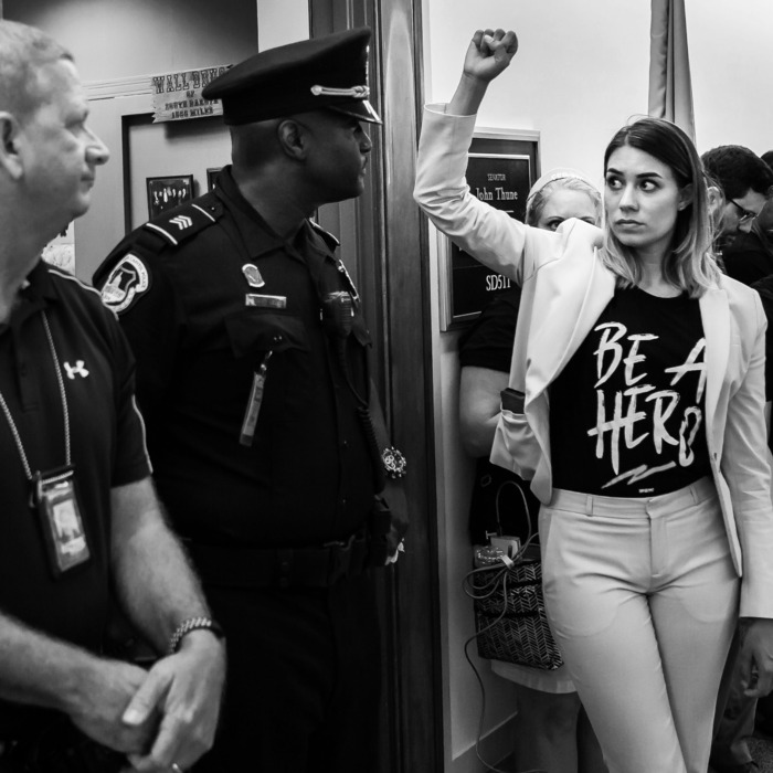 Brett Kavanaugh protest.