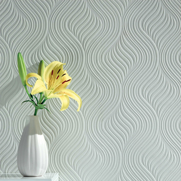 Pure Paintable Wallpaper in White