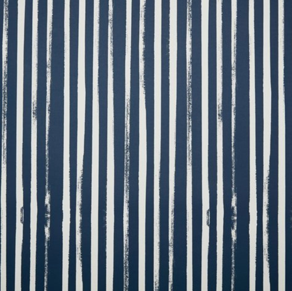38 Cool Wallpapers To Spruce Up Your E Stripes Wallpaper Powdery Navy White