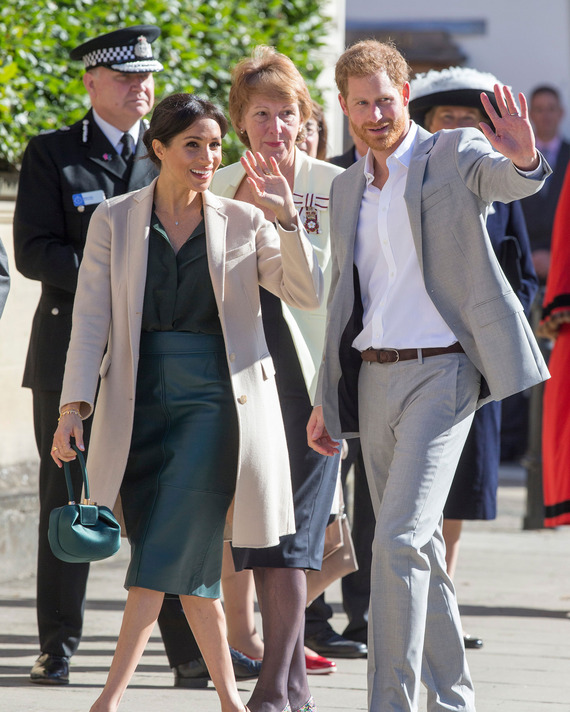 Meghan Markle and Prince Harry in Sussex.