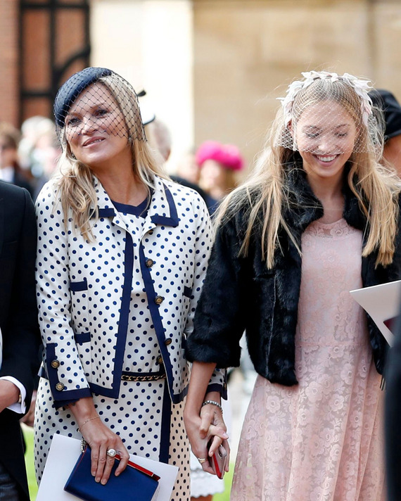 Kate Moss and her daughter, Lila.