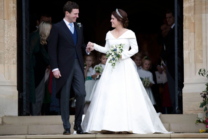 Jack Brooksbank and Princess Eugenie.