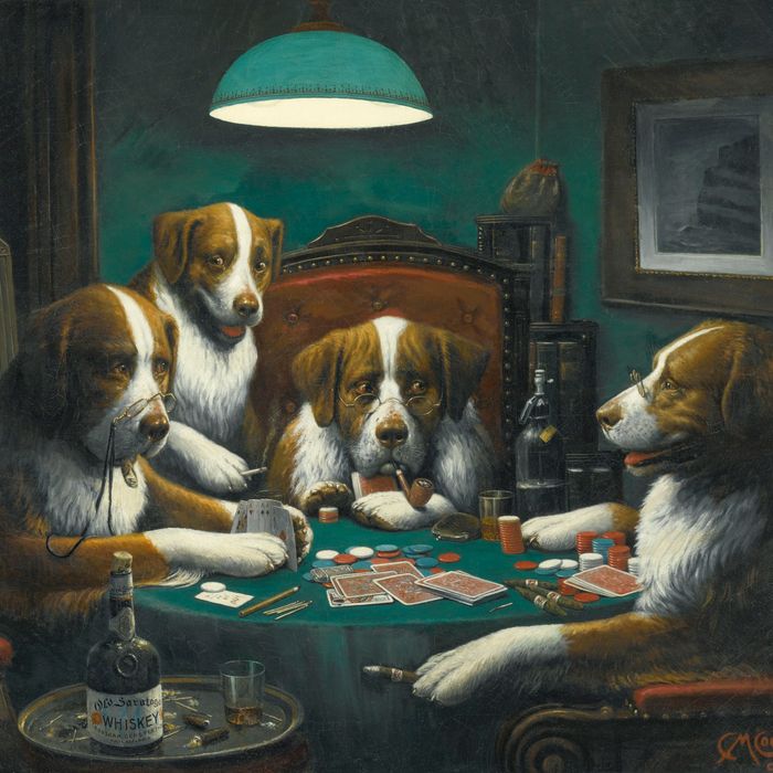 Republican Version of 'Dogs Playing Poker' Is in White House