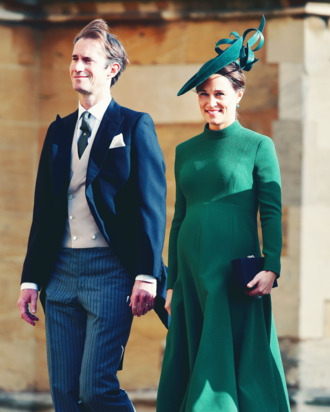 Pippa Middleton and James Matthews at the wedding of Princess Eugenie.