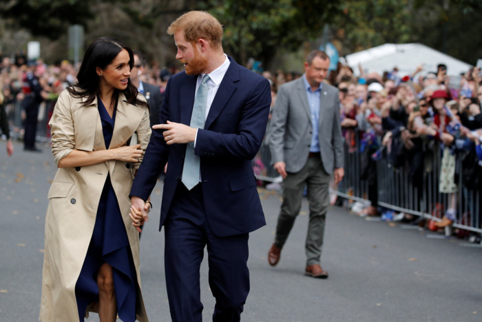 Meghan Markle and Prince Harry in Melbourne.