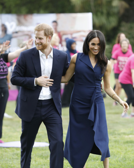 Prince Harry and Meghan Markle in Melbourne.