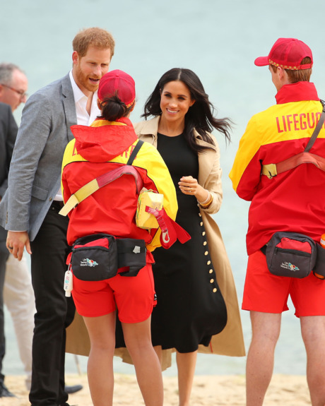 Meghan Markle in Club Monaco.