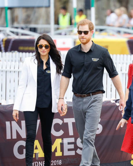 Meghan Markle and Prince Harry at the Invictus Games.