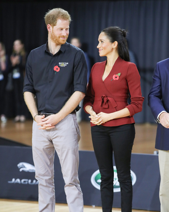 Prince Harry and Meghan Markle at the Invictus Games.