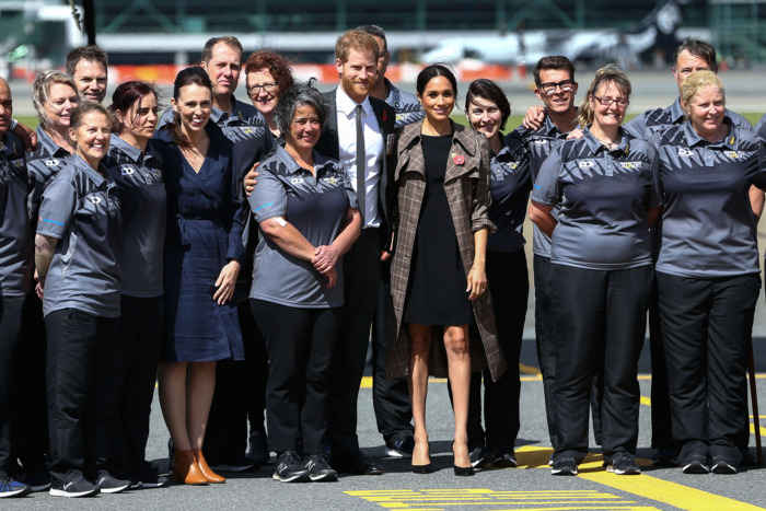 Prince Harry and Meghan Markle in New Zealand.