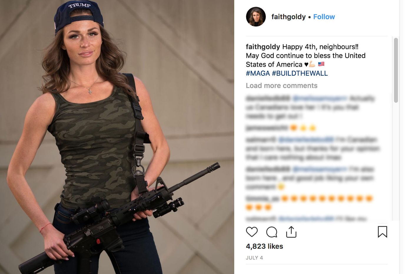 Image result for faith goldy