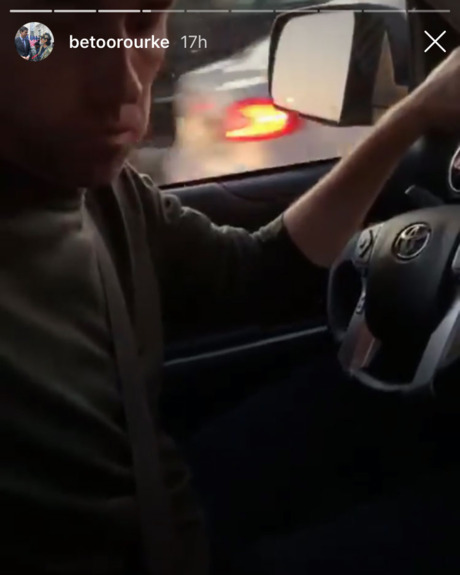 Screenshot from Beto O'Rourke's Instagram.