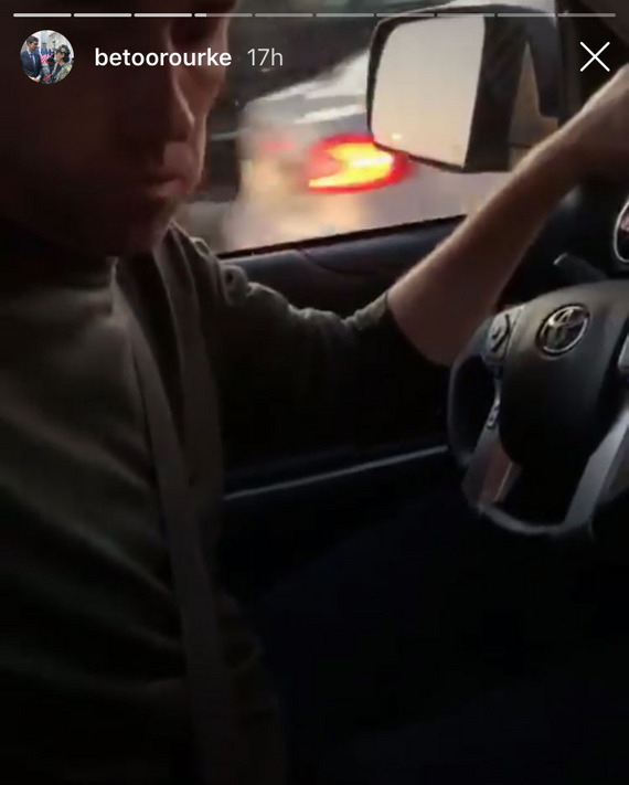 Screenshot from Beto O'Rourke's Instagram.
